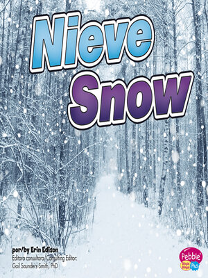 cover image of Nieve/Snow